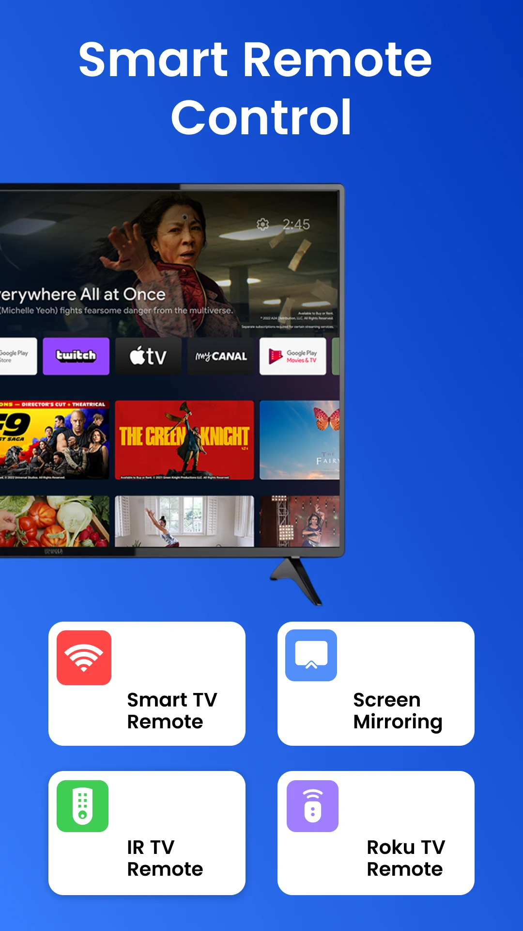Universal TV Remote app screenshot
