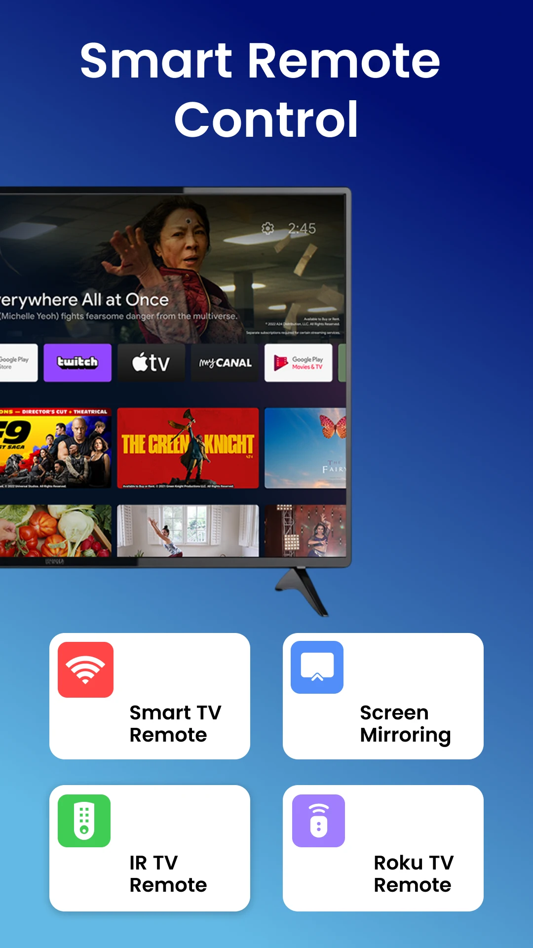 Universal TV Remote app screenshot